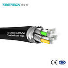 fil symétrique de twisted pair du câble 100Ohm de centrale de 300V CAT5