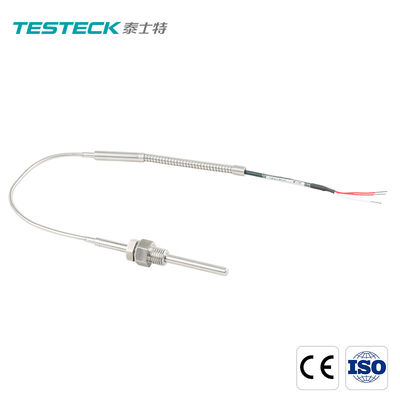 Classez un câble blindé soutenant le fil de la sonde 3 du capteur de température Pt100