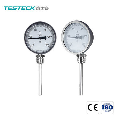 Mesure bimétallique industrielle de thermomètre bimétallique d'acier inoxydable de 100MM