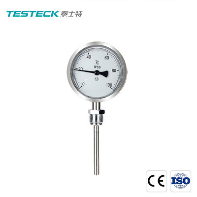 Mesure bimétallique axiale de la température d'acier inoxydable du thermomètre bimétallique WSS501